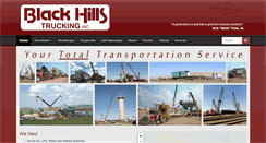 Desktop Screenshot of blackhillstrucking.com